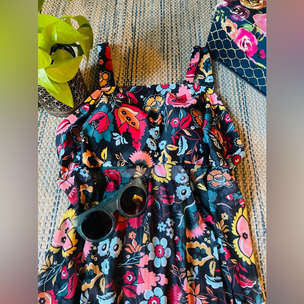 NEW Boho Bikini Swimdress with bottoms - Picture 3 of 5
